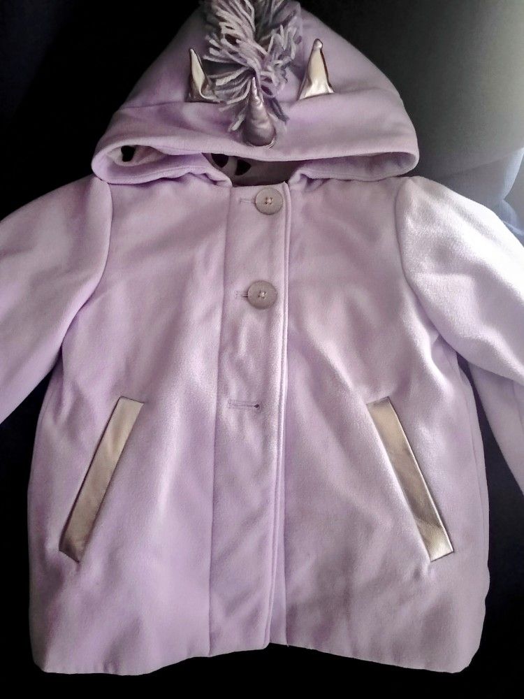 Cat & Jack Toddler Girls' Unicorn  Jacket
