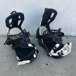 Flow NX2 Carbon Hybrid rear-entry step-in snowboard bindings LARGE