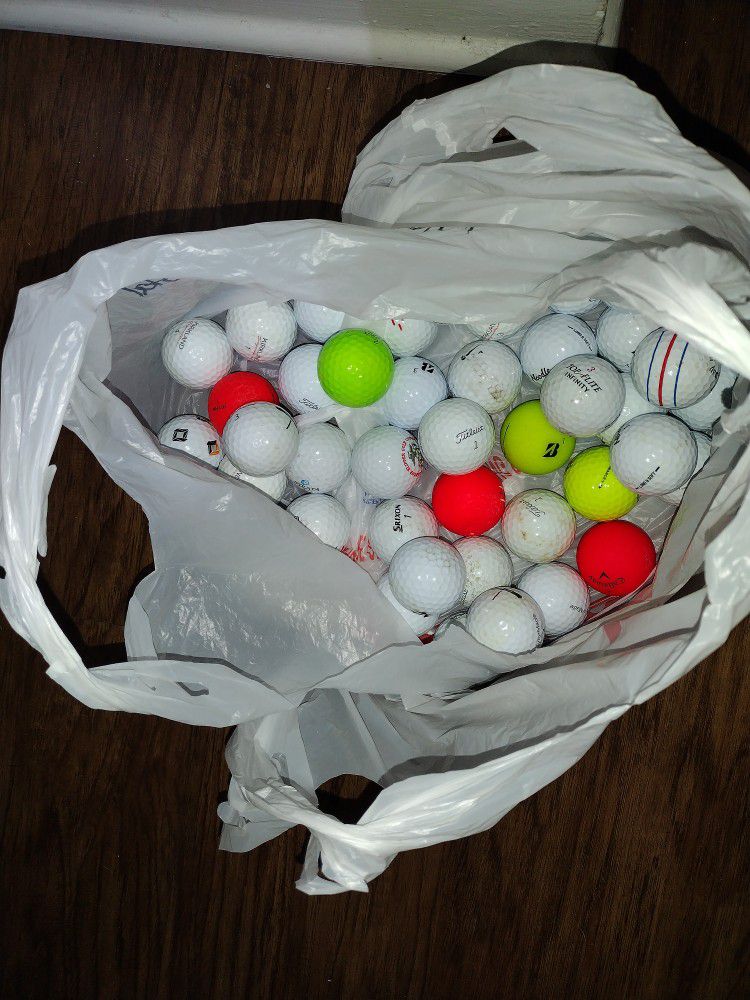 100 Used golf Balls