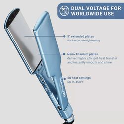 BabylissPro Nano Titanium Ultra-Thin Straightening Iron