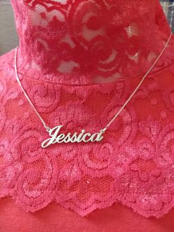 925 Sterling silver name necklaces