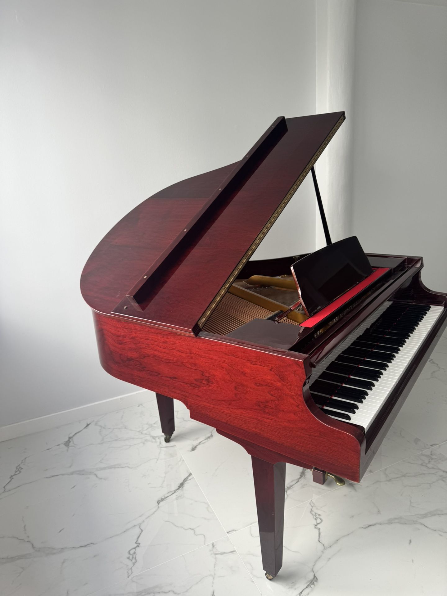 Baby Grand Piano, Mahogany - Pristine Condition