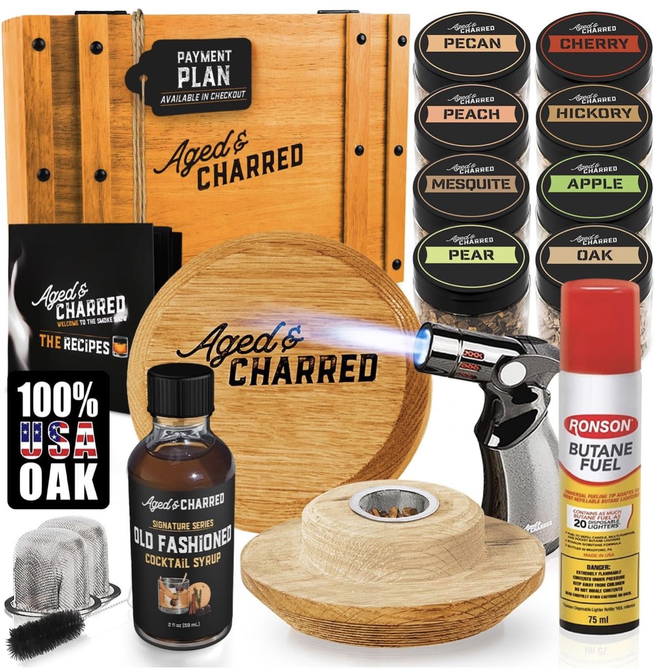 Aged & Charred Cocktail Smoking Kit