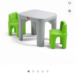 Kid ‘s Table And Chairs Very Sturdy 