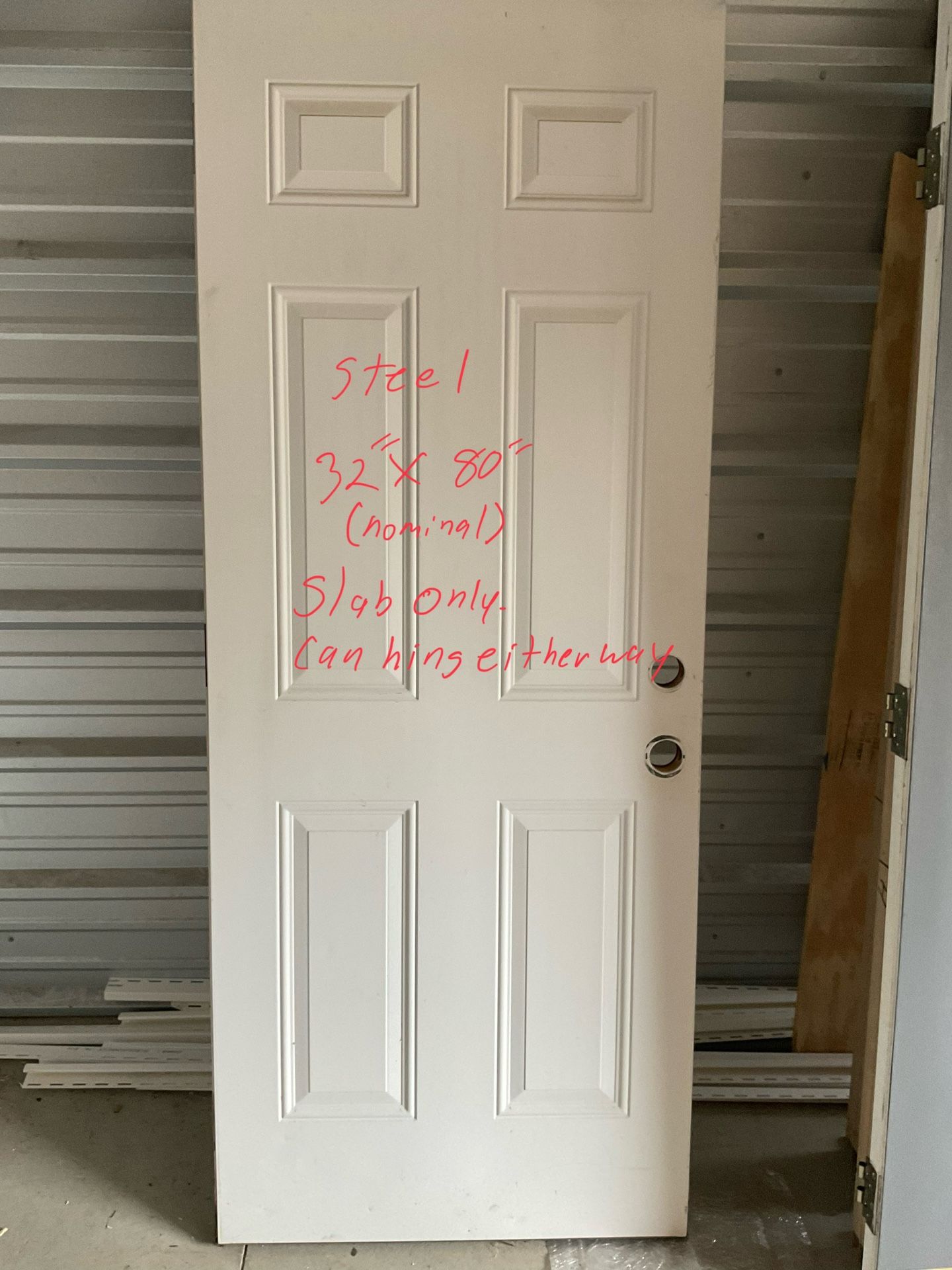 32 X 80 Steel Door