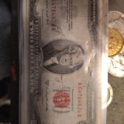  1953 2 Dollar Red Seal 