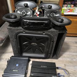 Car Audio Lot –Jensen, AutoTek, Alpine, Kicker, Kenwood, Amplifiers + Speakers