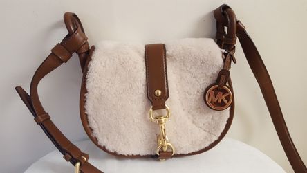 Michael Kors Leather Saddle Bag