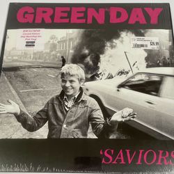 Green Day Saviors Vinyl LP Black Hot Pink LE 2024 EX + Poster 