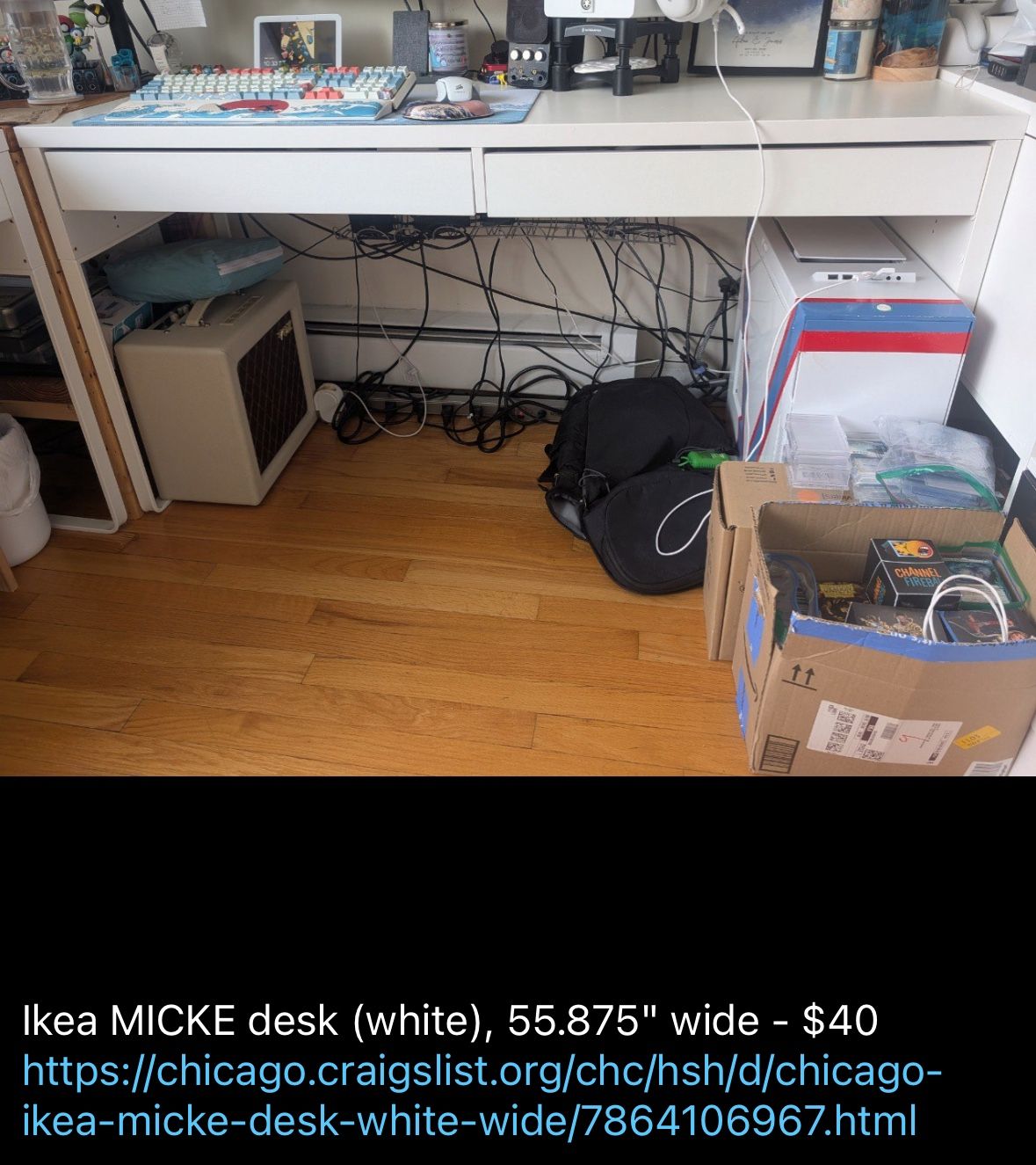 Ikea MICKE desk