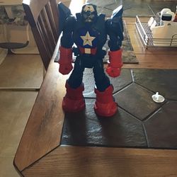 Large Marvel 2016 Captain America Mech Armor Action Figure 