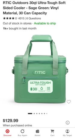 Rtic 30qt cooler