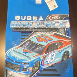 Nascar Bubba Wallace T-Shirt Sz Lg