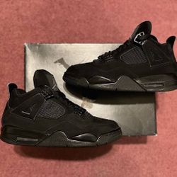 JORDAN BLACK CAT 4 SIZE US7