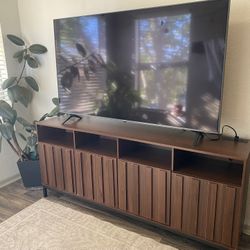 Sideboard Buffet Cabinet - Walnut Color