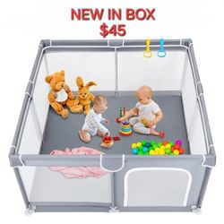 New In Box 50x50x27 Large Baby Playpen With Anti Collision Foam  Corral De Bebe Toddler Play Yard Portable Kids Activity Center Great As  Whelping Box