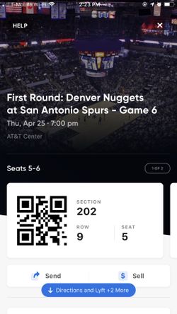 SPURS TICKET ⁉️⁉️⁉️GAME SIX DOWN 3-2 CAN THEY DO IT