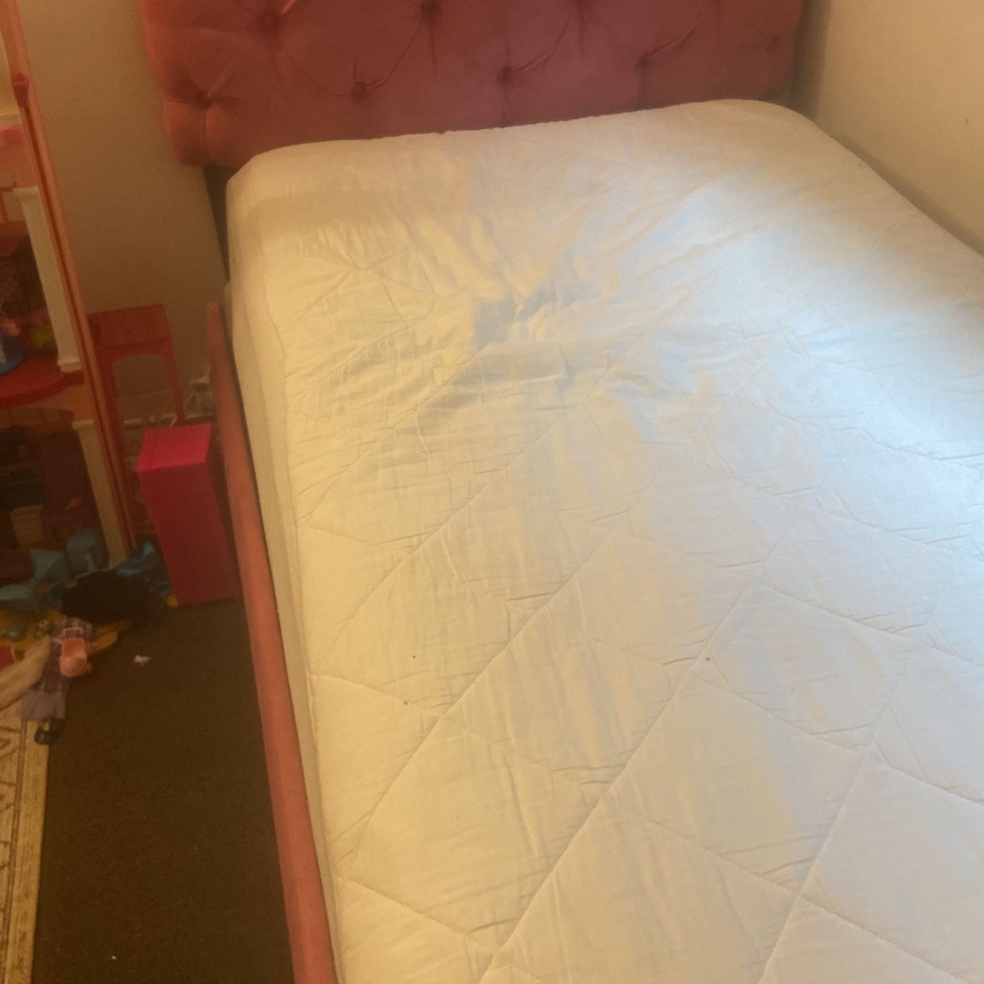 Pink Twin Bed