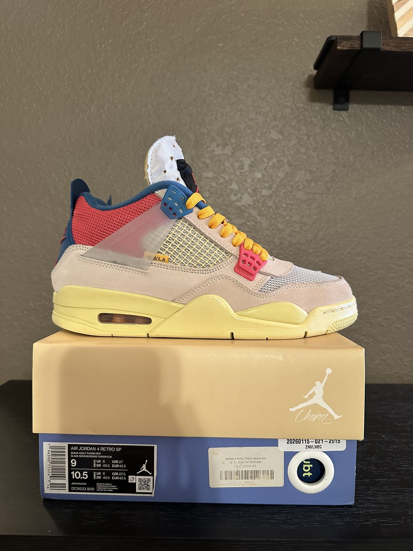 Air Jordan 4 Union Guava Ice