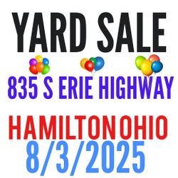 Yard Sale, Sunday August 3, 10 Am To 5 Pm