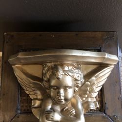 Small Gold Cupid Shelf