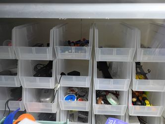 ULINE
 Shipping Supply S-12414 Plastic Stackable Bins 7 1/2 X 4 X 3"