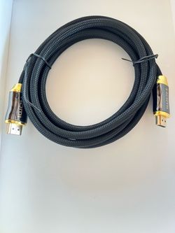 HDMI Cable 6FT, High Speed 18Gbps 2.0 Braided Cord-Supports (4K 60Hz HDR,Video Ultra HD 4K 3D HDCP 2.2 ARC-Compatible with PS4/3 Roku TV/HDTV/PS5/Blu