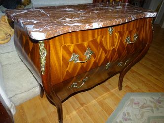 Italian marble top vintage table