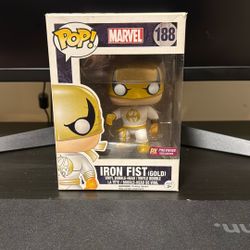 Iron Fist Gold Previews Exclusive Funko Pop