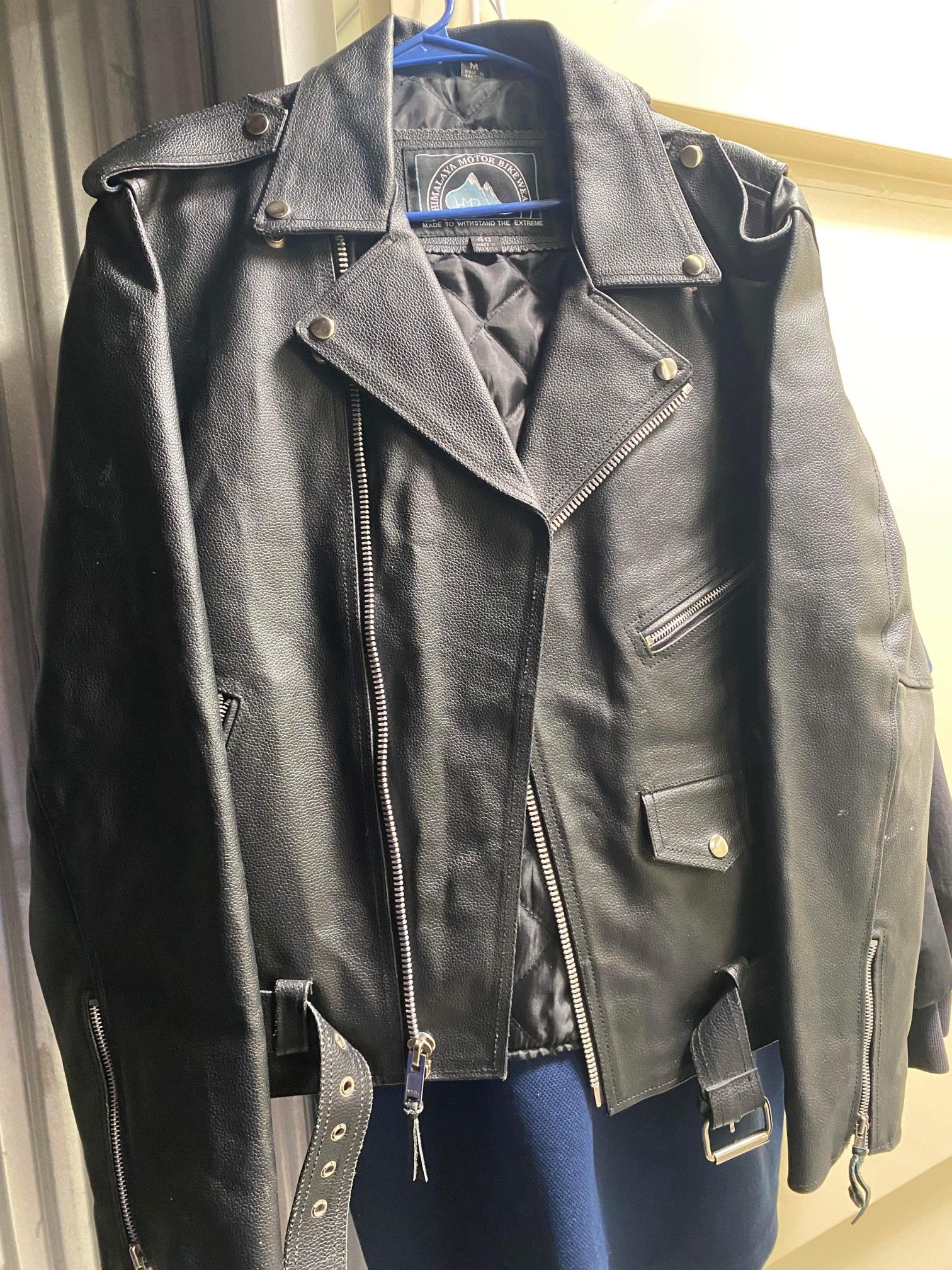 Leather Jacket, Size 40