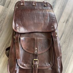 Leather Backpack