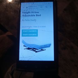 Hospital Bed With 2 Motors  To Raise Each End Metal Frame