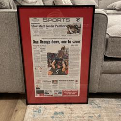 Cincinnati Bearcats Big East Champions Framed