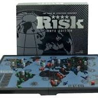 RISK Onyx Edition Collectible Limited Edition Board Game Oversize Black Grey Box