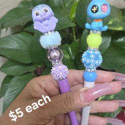 Handmade Beaded Pens And Keychains 