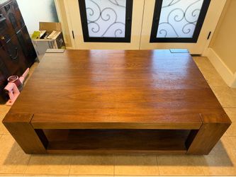 Crate and Barrel Lodge Coffee Table
