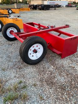 8 feet scraper F08 red hydraulic system