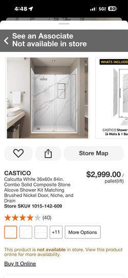 Shower doors new in box