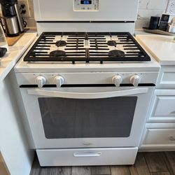 Whirlpool Gas Range White