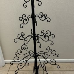 36 in Black Metal Ornament Tree