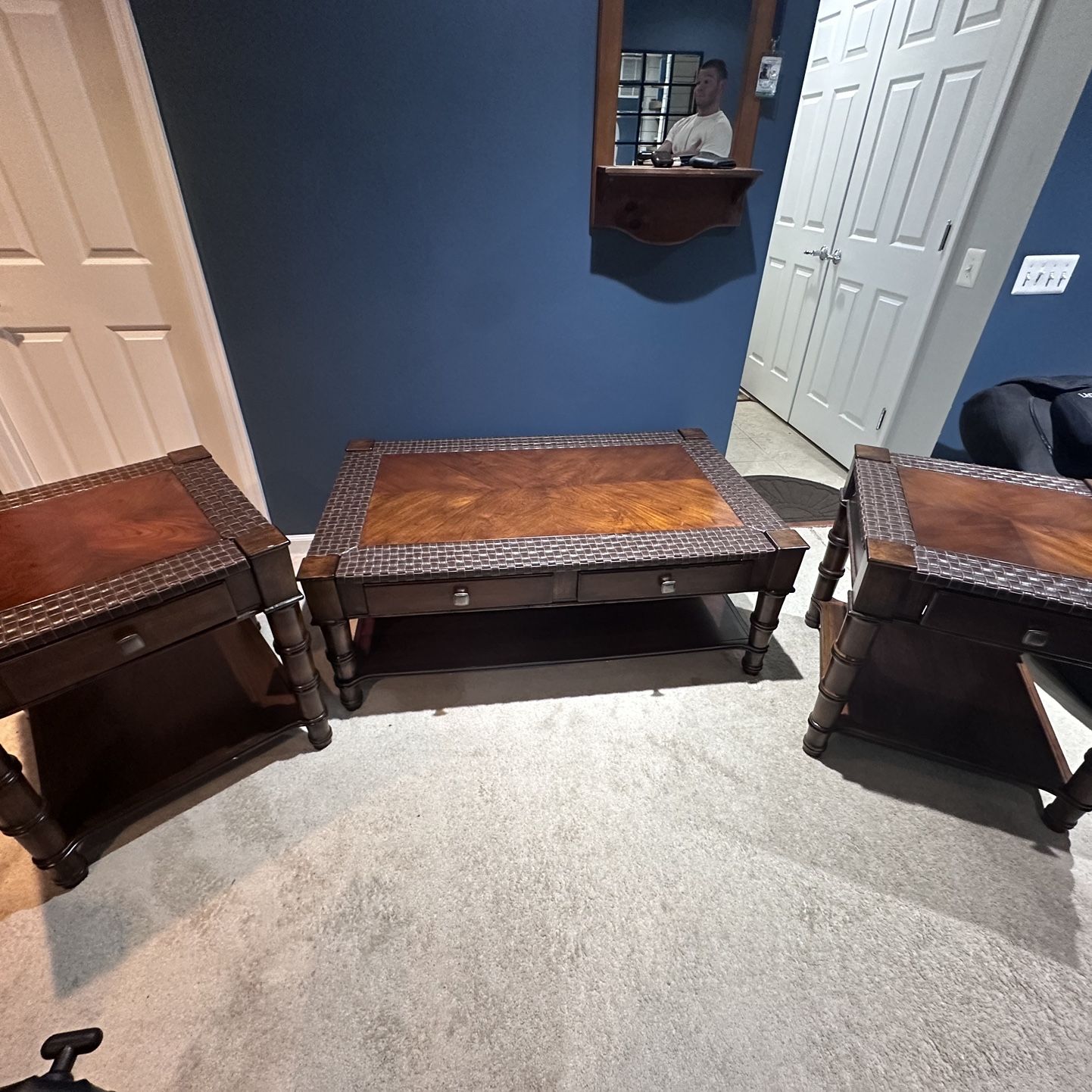 Beautiful Coffee Table And End Table Set