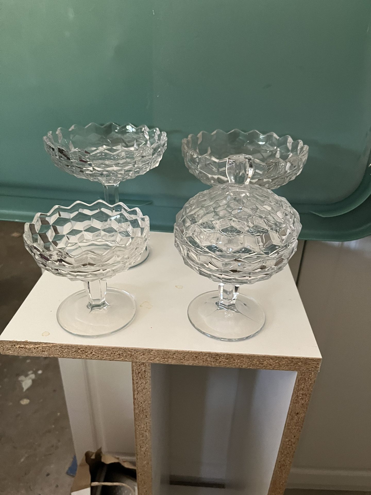 Fostoria American Candy Dishes