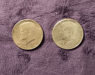 1964 P And D Kennedy Half Dollars 