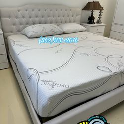 King memory foam mattress and bed frame new Diamond