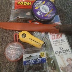 Fishing Tackle Fliet Knife Fish Scale Vintage Lures 