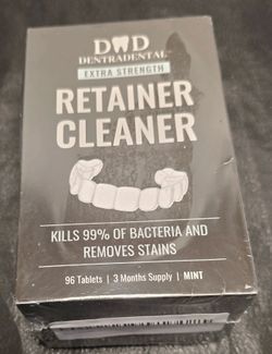 Dentra Dental Extra Strength Retainer Cleaner 96 Tabs/ 3 Mo Supply