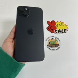 IPHONE  15  PLUS  UNLOCKED   128GB BLACK