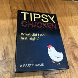 Tipsy Chicken, Drinking Party Card Game for Adults Fun Dares