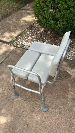 Padded shower chair