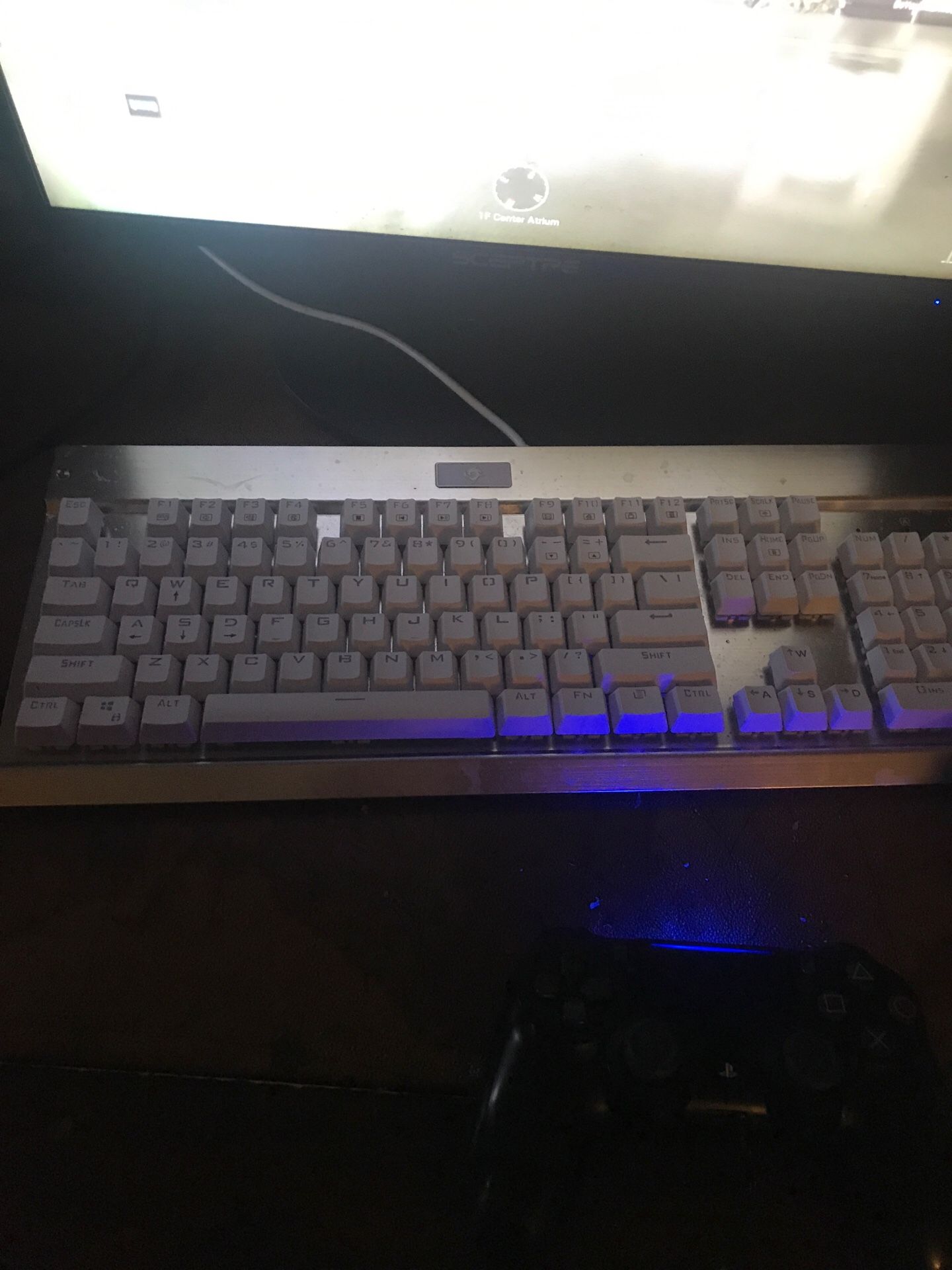 Blue Light up mechanical keyboard